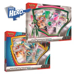 Pokemon Iron Valiant EX & Roaring Moon EX Box